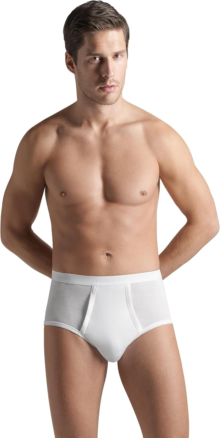 HANRO Men's Cotton Pure Full Brief 73630 - Image 2