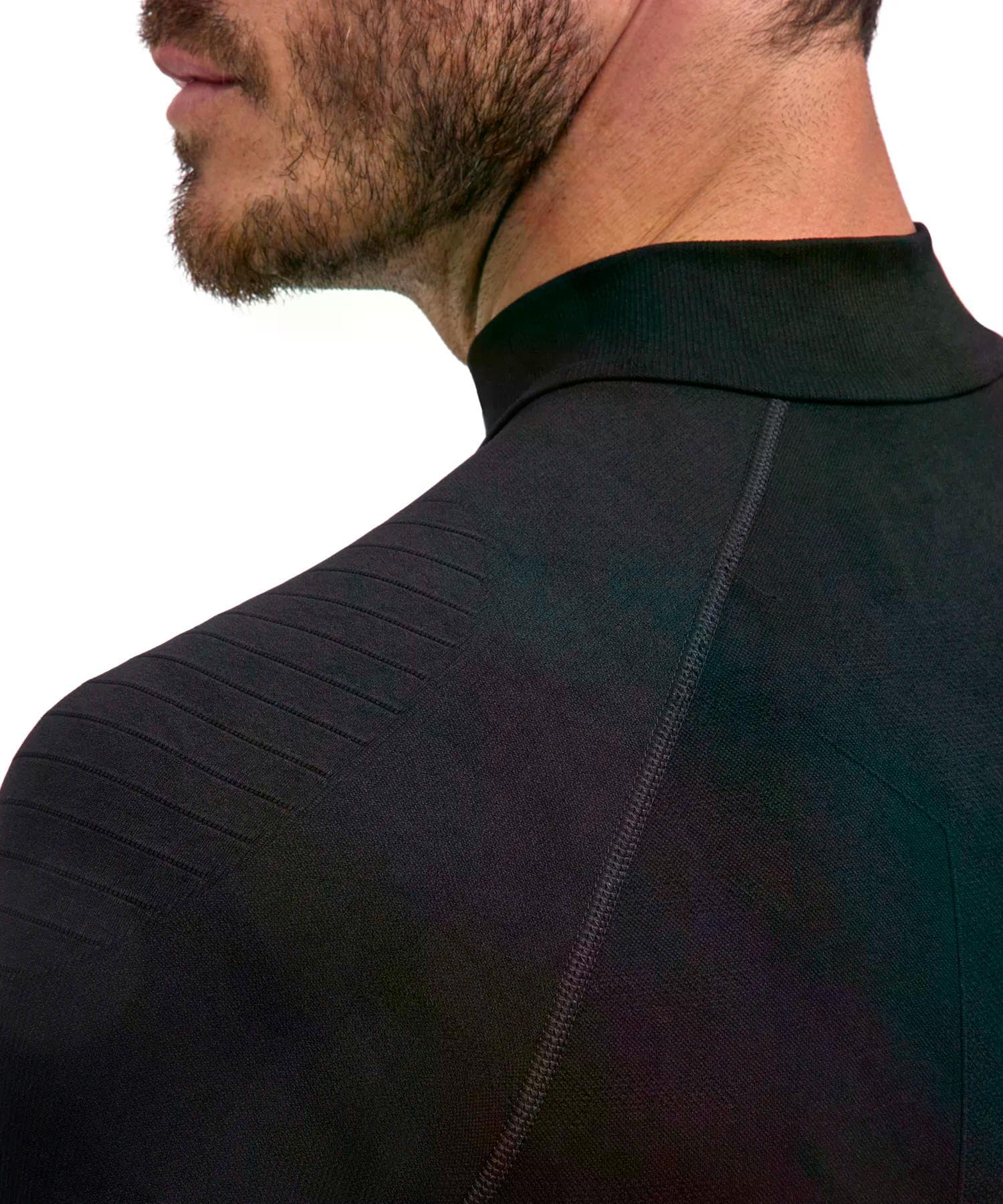 Falke Herren Maximum Warm High Zip Neck Funktionsshirt Langarm schnelltrocknendes atmungsaktives Funktionsmaterial kalte bis sehr kalte Temperaturen Funktionsunterwäsche 1 Stück