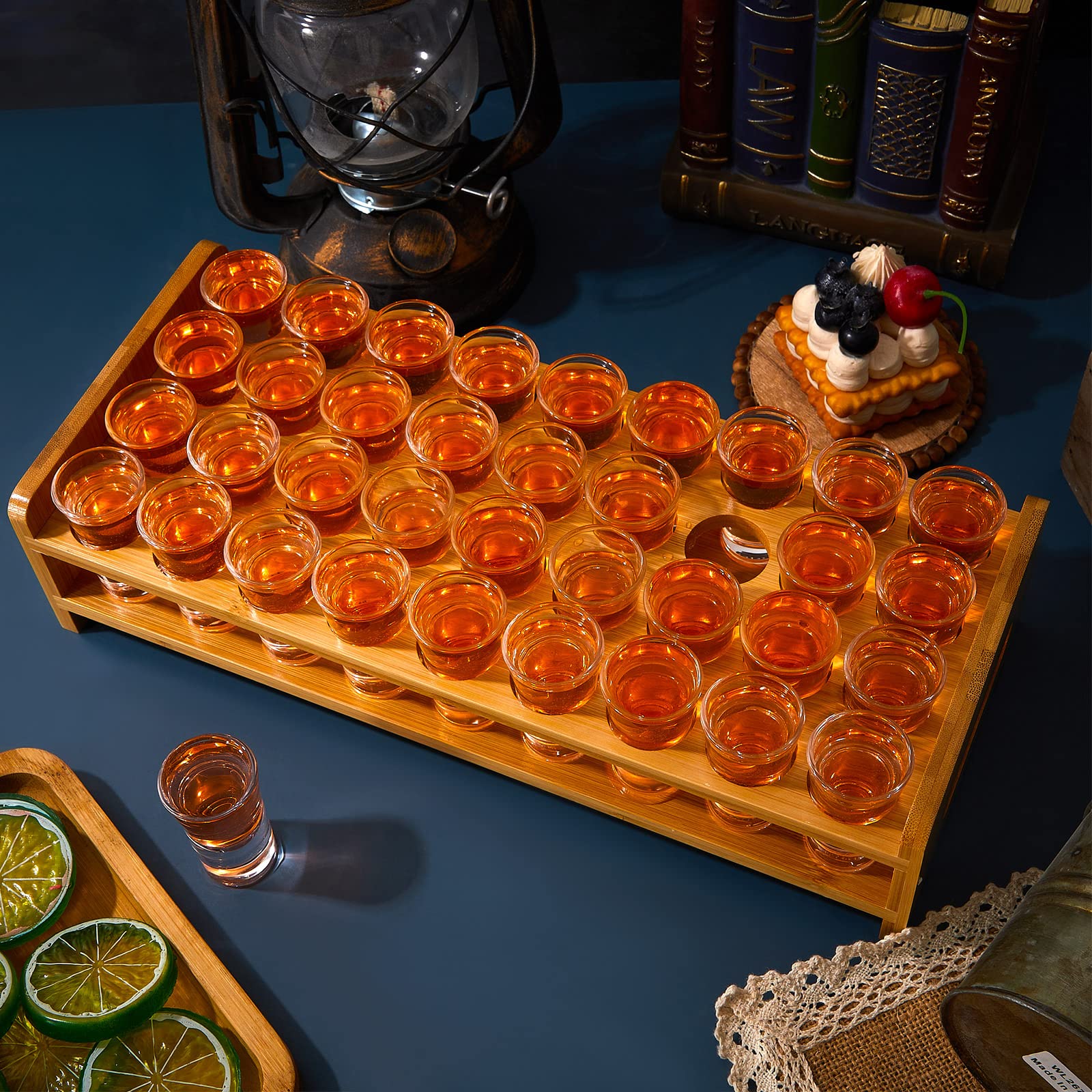 DAJAVE Shot Glasses Set Of 24, 2oz/60ml Shot Glasses With Heavy Base Mini Shot Glass Small Glass For Spirits, Cocktail, Whisky, Liquor, Espresso, Bar, Party - View #9