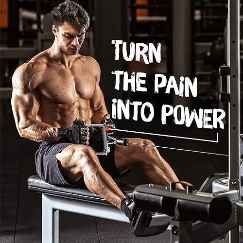 Miniatura 5 de Yes4All Tricep Press Down Cable Machine Attachment Set, LAT Pulldown Attachment, Cable Machine Accessories for Home Gym