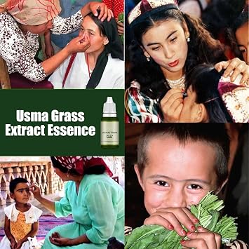 6PCS Usma Grass Extract Essence, 10ML Cilia Growth Nourishing Liquid for Hair Eyelash Eyebrow, Hair Oils