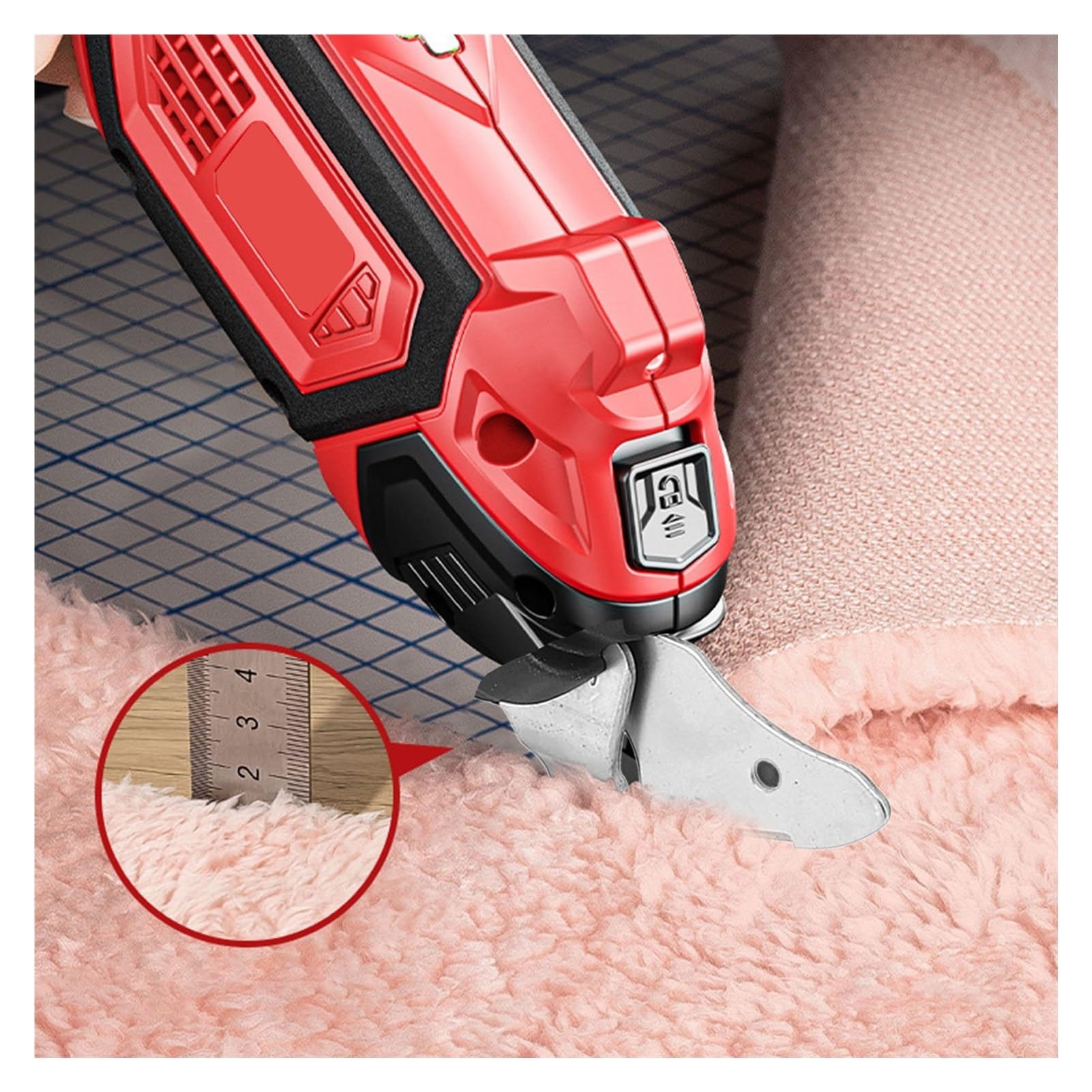 Tijeras Eléctricas Inalámbricas Ergonómicas, Potentes, Con Un Grosor De Corte Máximo 11 Mm Y Luz LED For Esponjas Corte suave