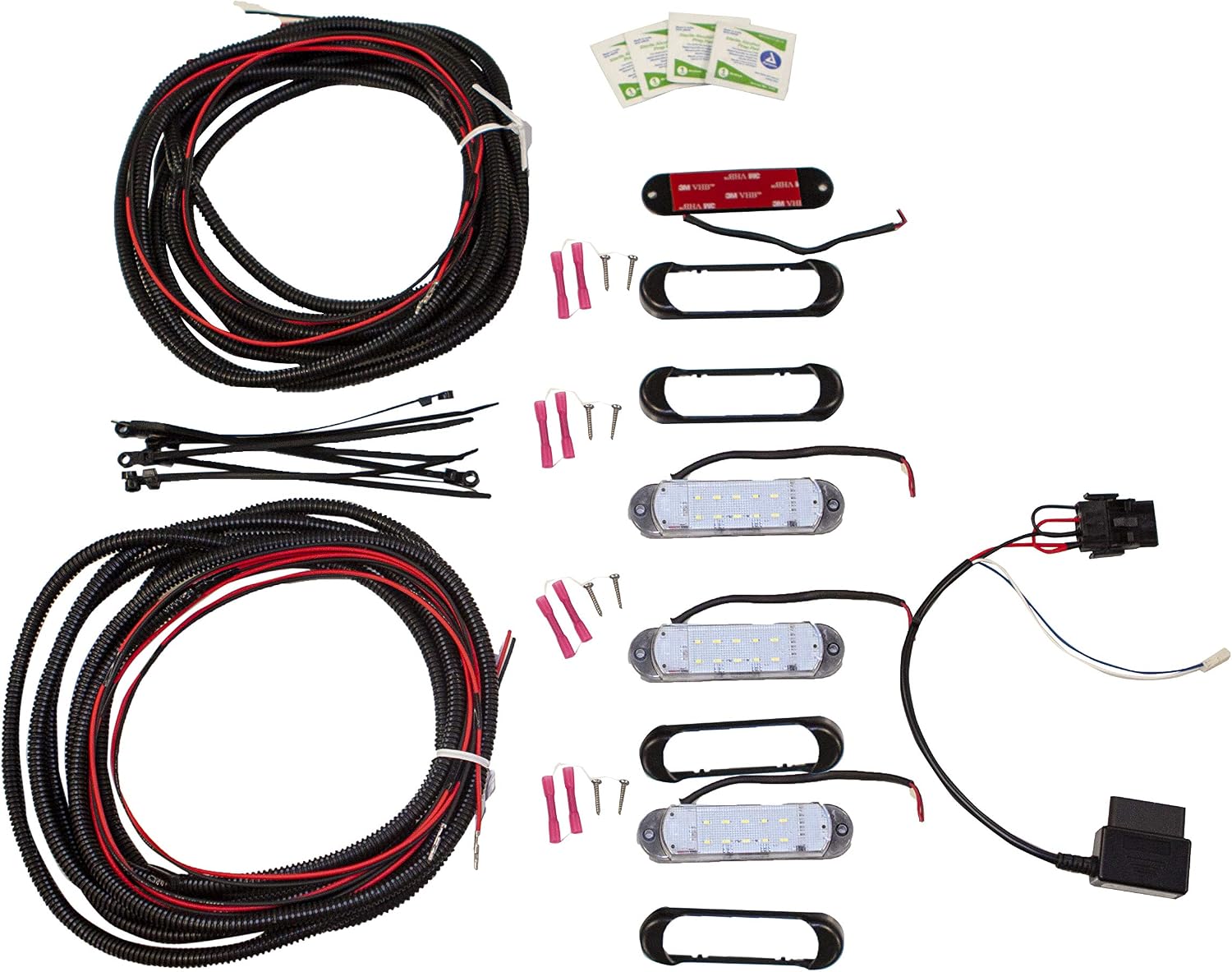Lund 54300 NightFX Guide Lights for 2015-2019 Ford F-150/F-250/F-350, Black