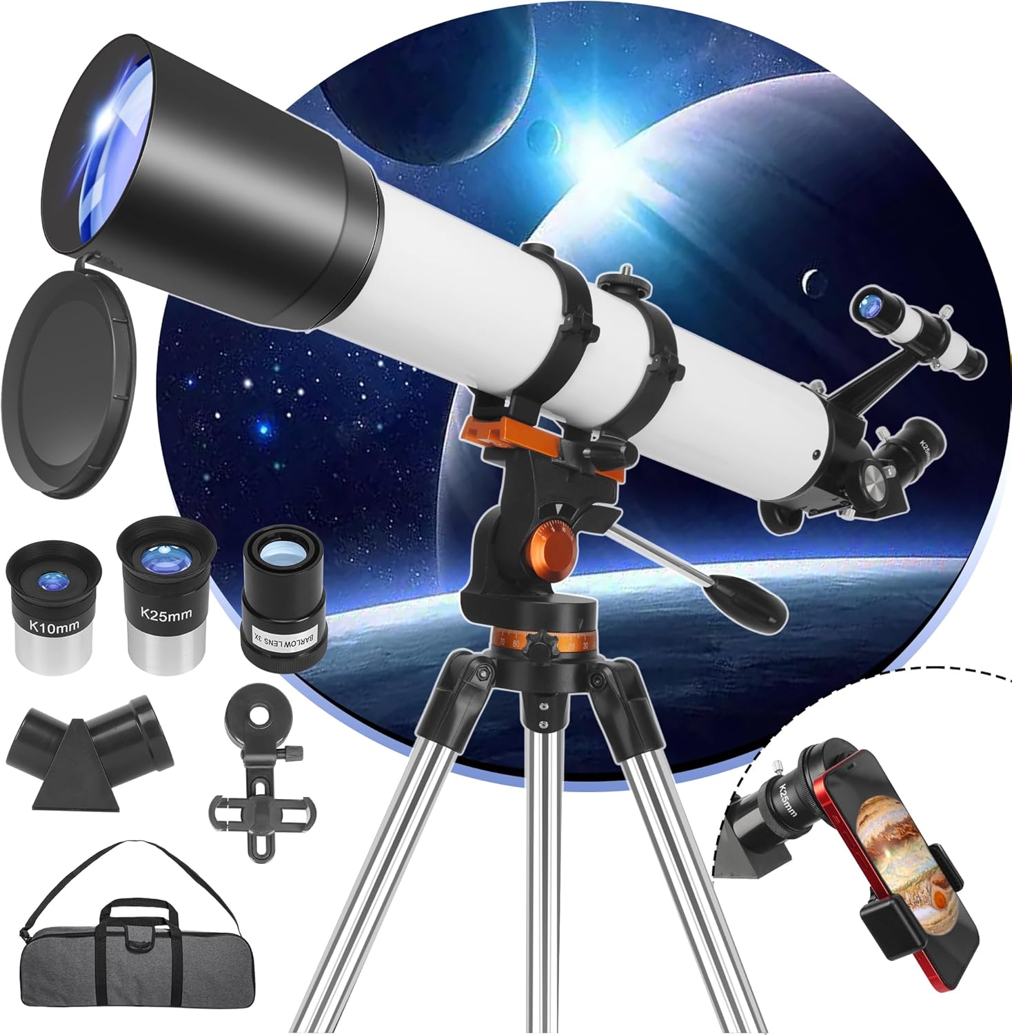 Telescopes, Telescope for Adults, 90mm Aperture 700mm, High