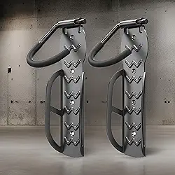 Kit 2 Suporte De Parede Para Bicicletas, Cabide Vertical Para Garagem, Gancho Resistente Até 30kg, Proteção Anti-Riscos, Marca VARENZIA