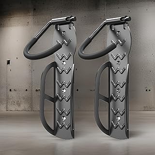 Kit 2 Suporte De Parede Para Bicicletas, Cabide Vertical Para Garagem, Gancho Resistente Até 30kg, Proteção Anti-Riscos, Marca VARENZIA