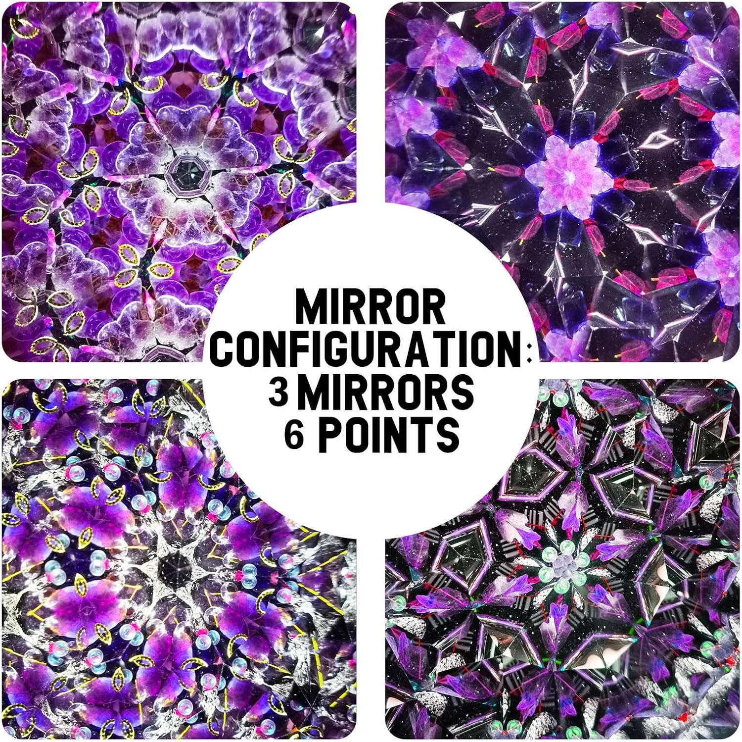 12 Constellations Sagittarius Mini Kaleidoscope,Handmade 4.25" Moonlight Stone Crystals Gems Core Box,Gift Box,Anniversary Birthday Christmas New Year Valentine's Day Special Present Gift