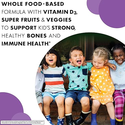 Miniatura 5 de Bluebonnet Nutrition Rainforest Animalz - Tableta masticable de vitamina D3 de 400 UI, sin soja, lácteos y gluten, sin OMG, certificado Kosher, apto