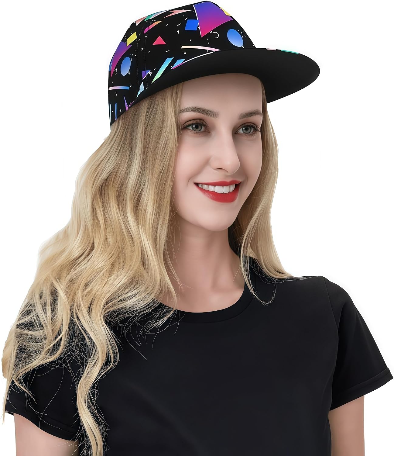 Baseball Cap Adjustable Breathable Fashion Snapback Flat Bill Hat Casual Hip Hop Hats for Men Women Outdoor