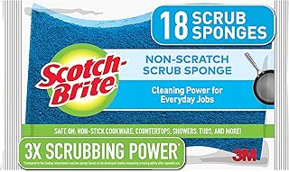 Sponsored Ad - Scotch-Brite Non-Scratch Scrub Sponges, for Washing Dishes and Cleaning Kitchen, 18 Scrub Sponges