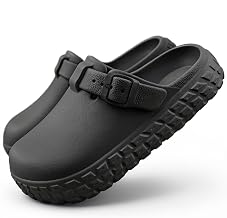 KEMISANT Cushioned Clogs Mules for Men Garden Beach Water Fun-Lightweight | Unisex Slip-on Yard Garden Shoes | Slip-resistant | High Density EVA Cushioning