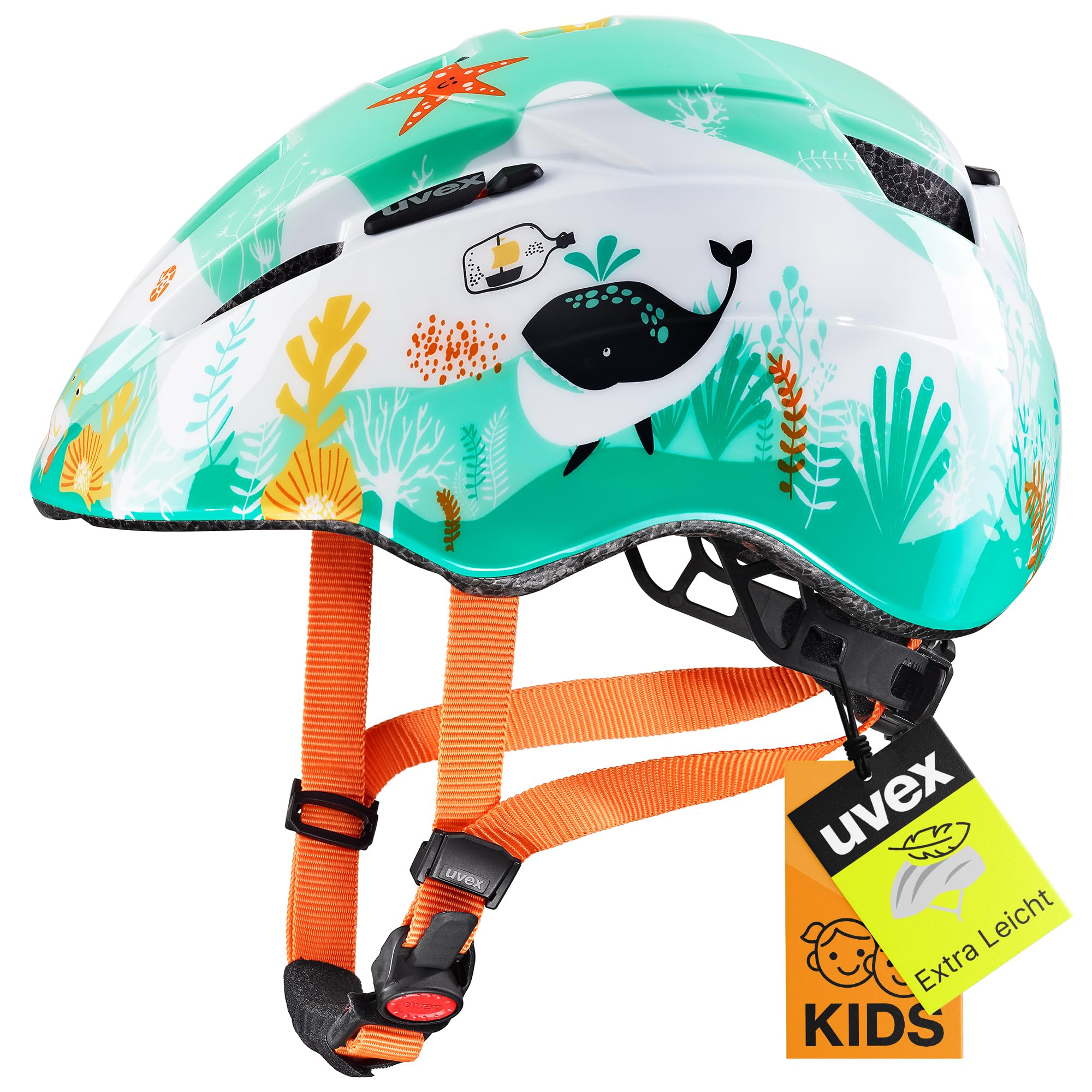 uvex Kid 2 Kinderfahrradhelm, Underwater, 46-52 cm