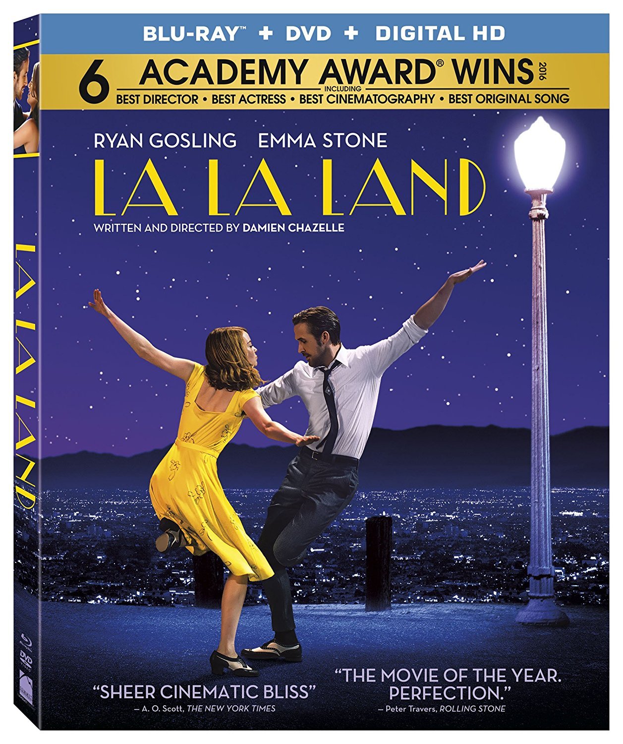 La La Land [Blu-ray + DVD + Digital HD] [Region 1] [Blu-ray