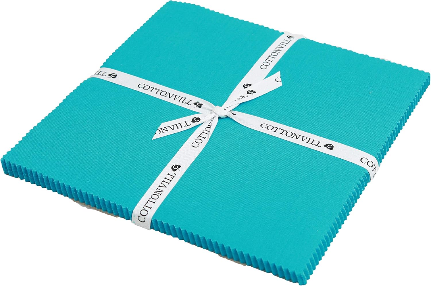 COTTONVILL 20COUNT Cotton Solid Quilting Fabric (10inch Square, 31-Bluebird)