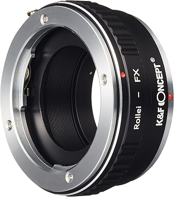 K&F Concept Adapter for Rollei QBM Mount Lens to Fujifilm X-T10 X-Pro2 Camera