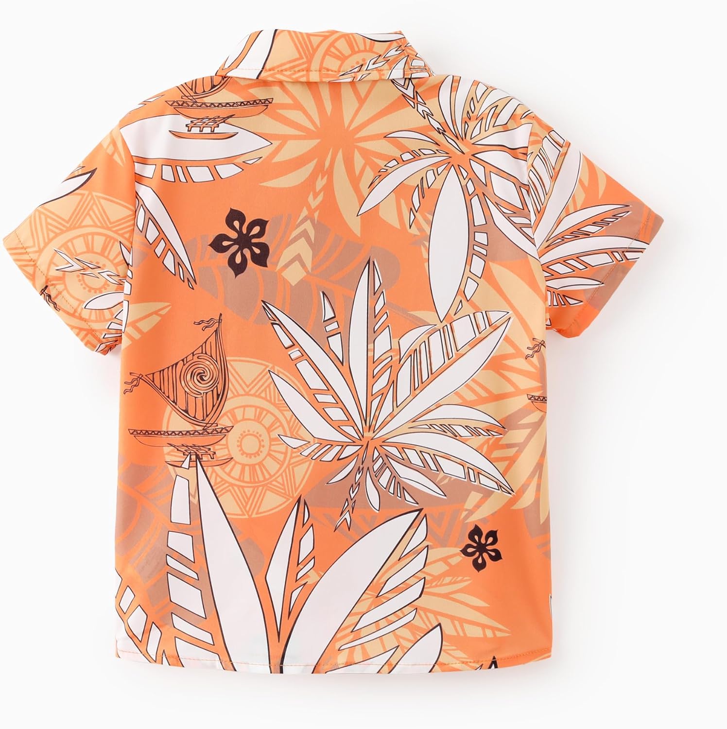 Disney Marvel Spiderman Cars Stitch Star Wars Mickey Boys Hawaii Shirt Button Up Dress Shirts Short Tropical Shirt Kids 2-13Y - Image 4