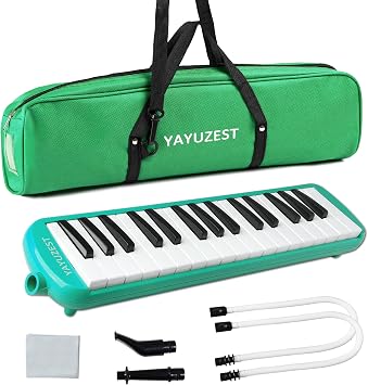 YAYUZEST 32 Keys Melodica Instrument Soprano Air Piano Keyboard Pianica