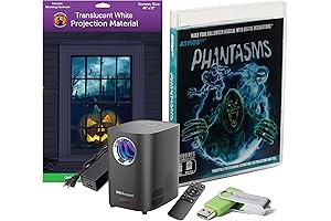 HoliScapes Phantoms Halloween Holographic Projector with Large Holographic Screen