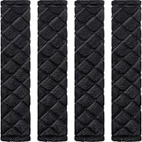 Vista 9 de Tatuo Paquete de 4 Fundas para Cinturón de Seguridad Extra Largas Almohadillas para Cinturón de Seguridad para Automóvil Suaves y Cómodas Fundas
