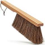 Takavu Multi-Purpose Counter Brush with Solid Wood Handle, Natural Horsehair Bristles for Gentle Dusting of Furniture, Drafting, Patio, Fireplace Cleaning, Shop Brush, Woodworking Tool & Accessories