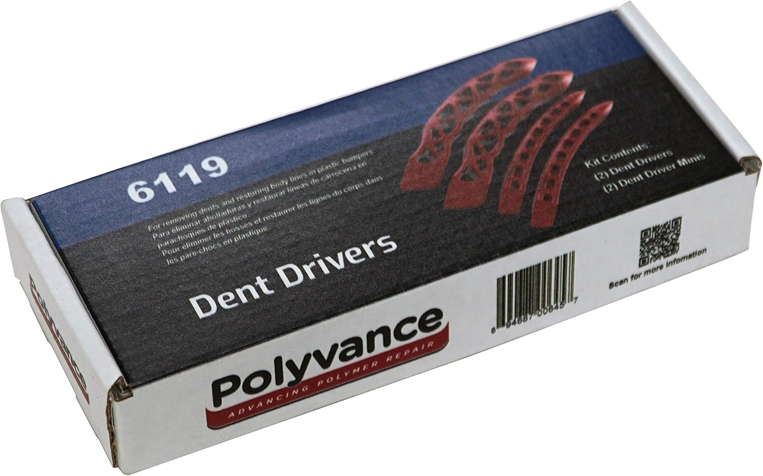 Polyvance Dent Driver Kit to Remove Dents in Bumper Covers