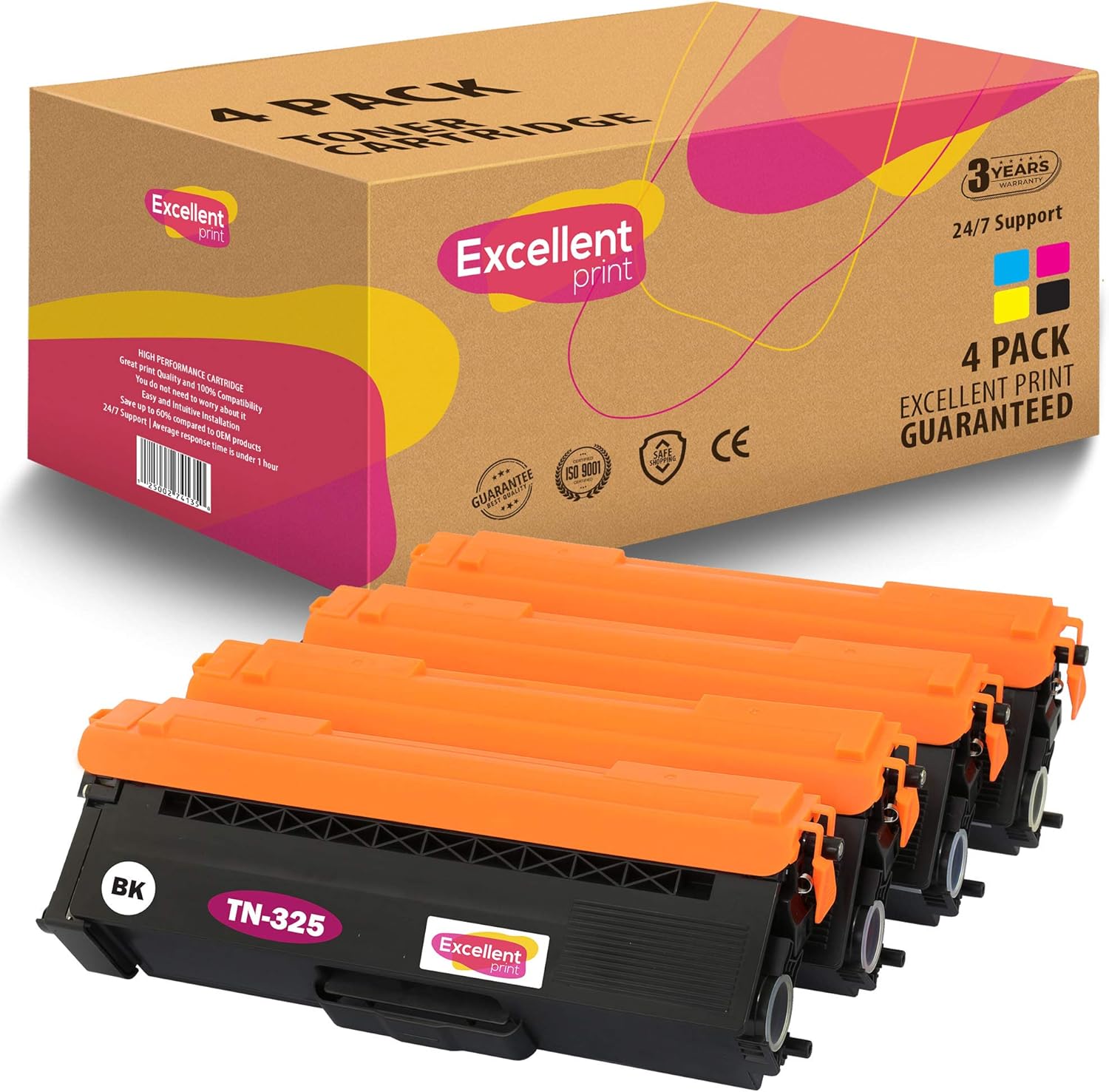 TN325 Toner Cartridge Compatible For Brother DCP-9055CDN 9055CDW