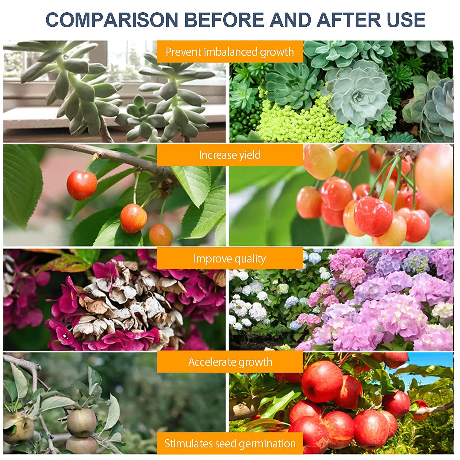 Lampada Per Piante LED 3 Teste - Spettro Completo, Timer Automatico, Regolabile