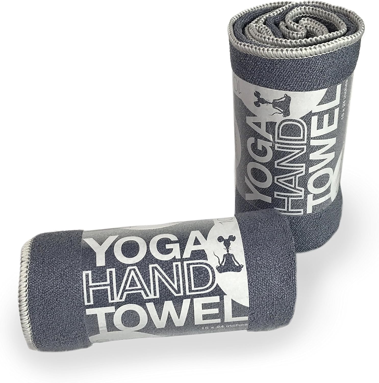 YogaRat Yoga Hand Towel (2 Pack) or Face Towels (4 Pack) - Quick-Drying - Absorbent - Compact - Ultra Versatile - Extremely Durable - Great for Active Pursuits and Around The House - Multiple Sizes