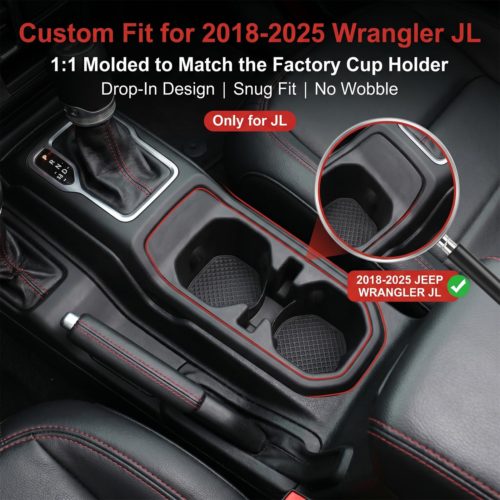 Amazon.co.jp: Utiiy カップホルダーコースター 2018-2025 ジープ 