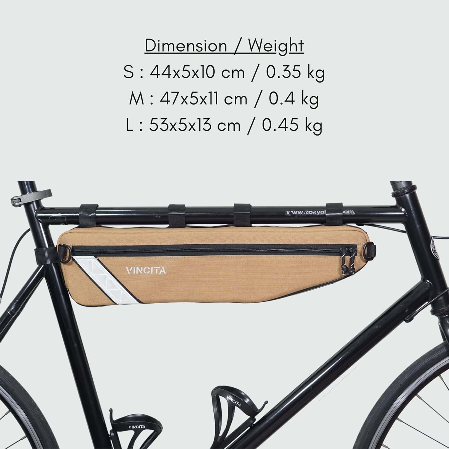 Everywhere Frame Bag S Black