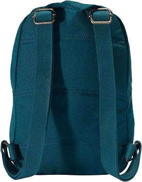 Carhartt Classic Mini Backpack, Durable, Water-Resistant Backpack with Adjustable Shoulder Straps, Tidal