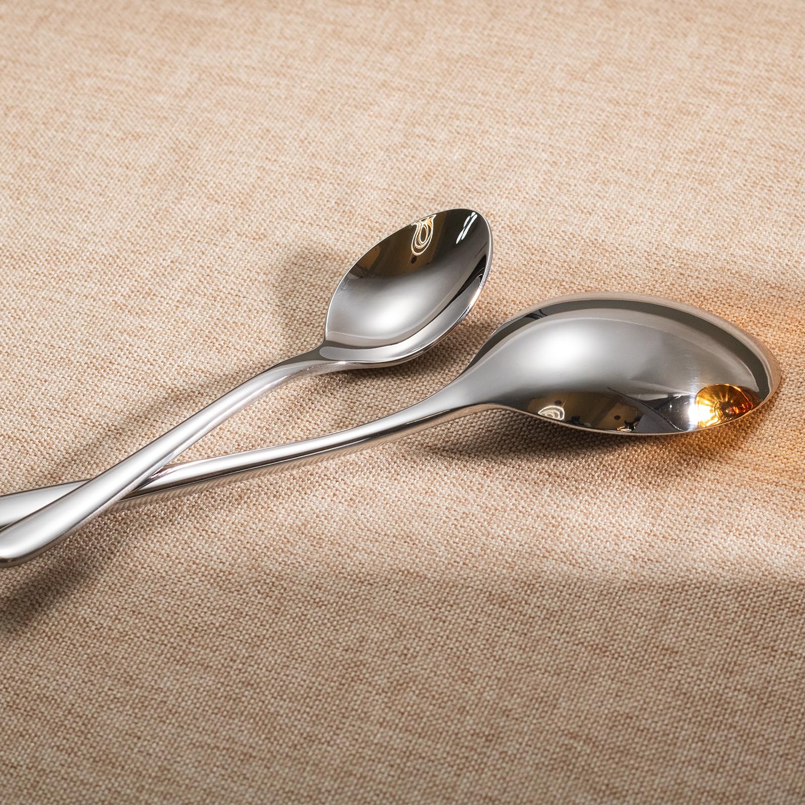 Alata Vienna 18/10 acciaio inox lucido, set di posate 6 persone, posate 30 pezzi, lucido, lavabile in lavastoviglie