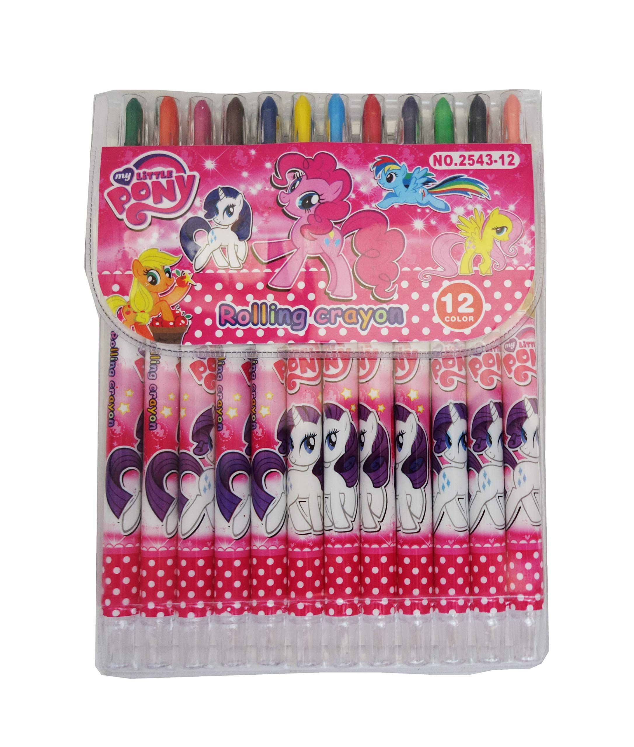 Funcart Little Pony Theme Rolling Crayons (12 Colors) (B07YDXP3PJ) Amazon Price History, Amazon Price Tracker