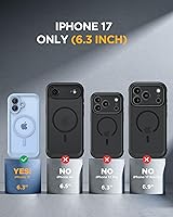 Vista 789 de Miracase Funda magnética para iPhone 14 de 6.1 pulgadas, protector de pantalla de vidrio templado integrado + protector de lente, compatible