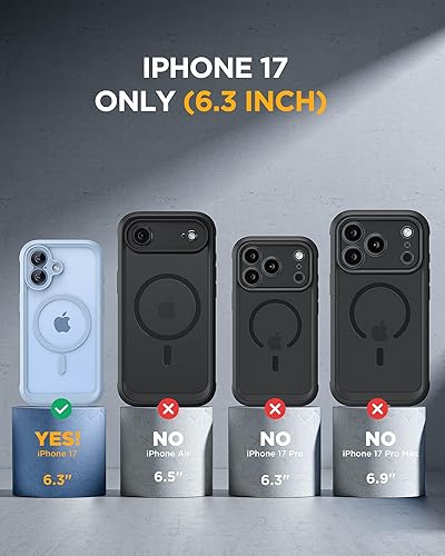 Miniatura 974 de Miracase Glass Series - Funda magnética para iPhone 15, compatible con MagSafe, de cuerpo completo, protector de pantalla de vidrio 9H integrado