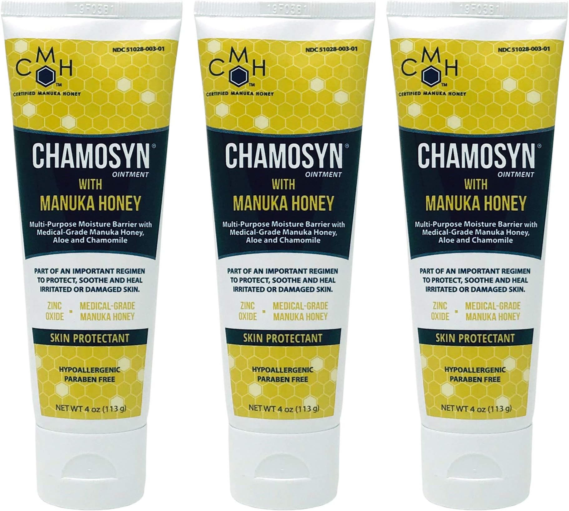 Chamosyn Ointment Skin Barrier, 4oz - 3-Pack