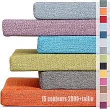 Non-Slip Bench Cushion, Customized Size, 3/5/8 cm Thickness, 15 Colours with Removable Cover, Bench Cushion for Indoor or Outdoor Use, Non-Slip, Washable