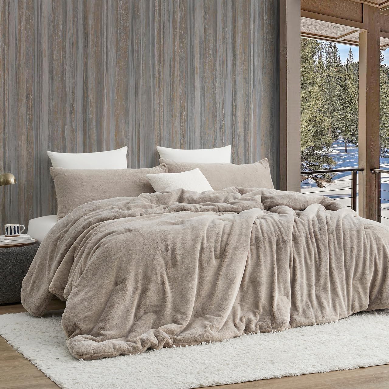 Byourbed Buttercream Chunky Bunny - Coma Inducer® Oversized Queen Comforter Set - Frosted Caramel Beige