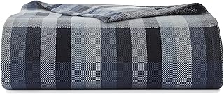 Eddie Bauer - King Size Blanket, 100% Soft Cotton Bedding for Year Round...