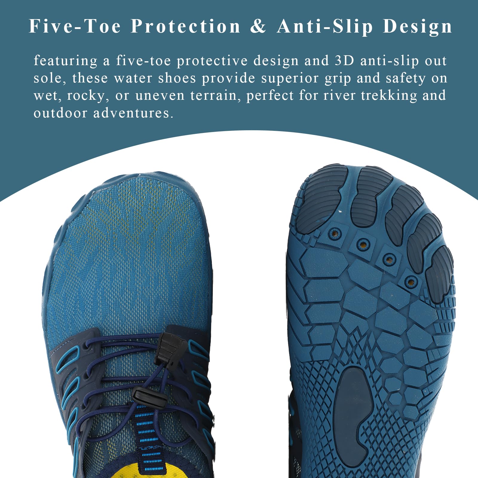 Chaussures d'eau pour Femmes, Chaussures Légères de Natation de mer pour Hommes, Chaussure Unisexe Pieds Nus à Séchage Rapide pour Le Surf, la Plongée, Le Yoga