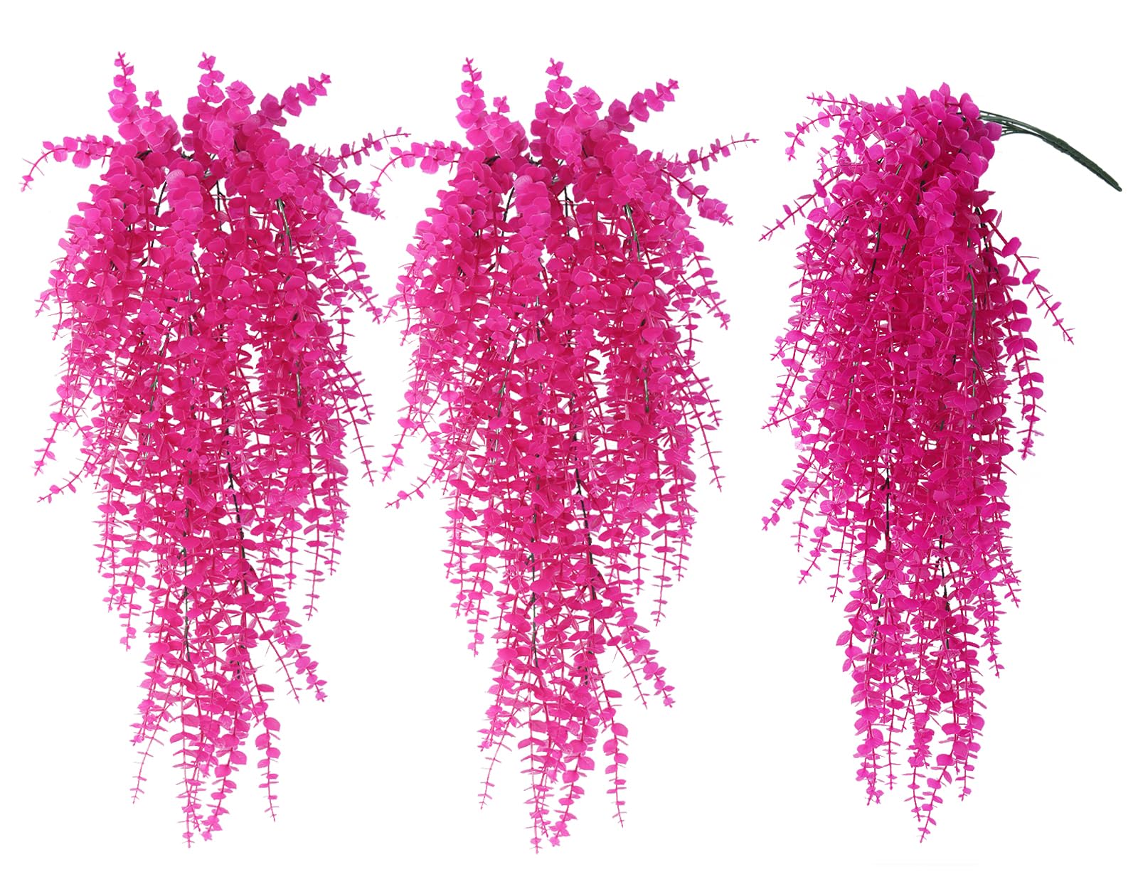 RECUTMS Artificial Plants Fake Hanging Vines Shrub Draping Eucalyptus Vines