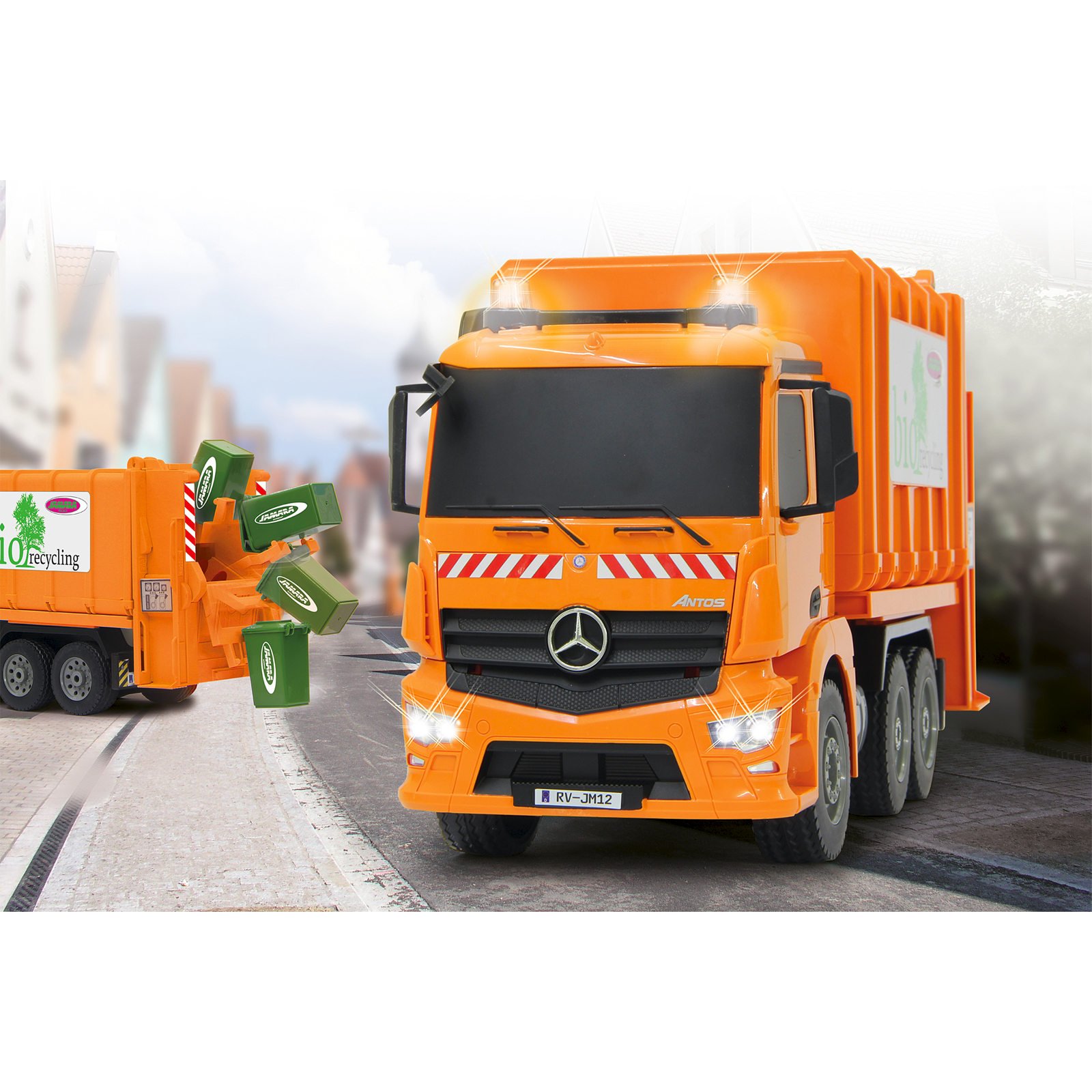 Jamara 405079 Skala 1:20 2,4 GHz "Dust Cart Mercedes Antos" samochód