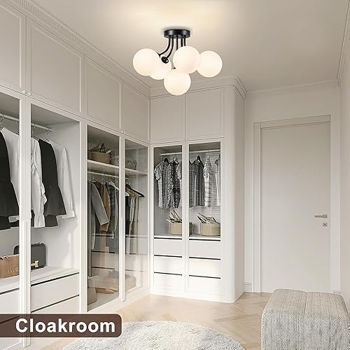 Miniatura 29 de Sputnik Candelabros de 15 luces de cristal ahumado de 39 pulgadas, lámpara de globo grande con vidrio gris ahumado, candelabros negros Sputnik