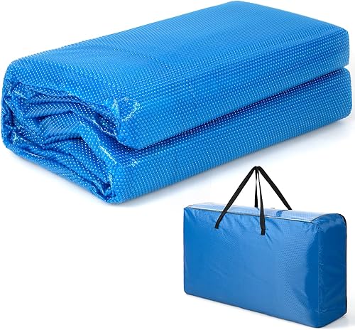 S AFSTAR Cubierta de piscina rectangular de 18 x 36 pies, con bolsa de transporte, impermeable y a prueba de polvo, cubierta de piscina resistente,