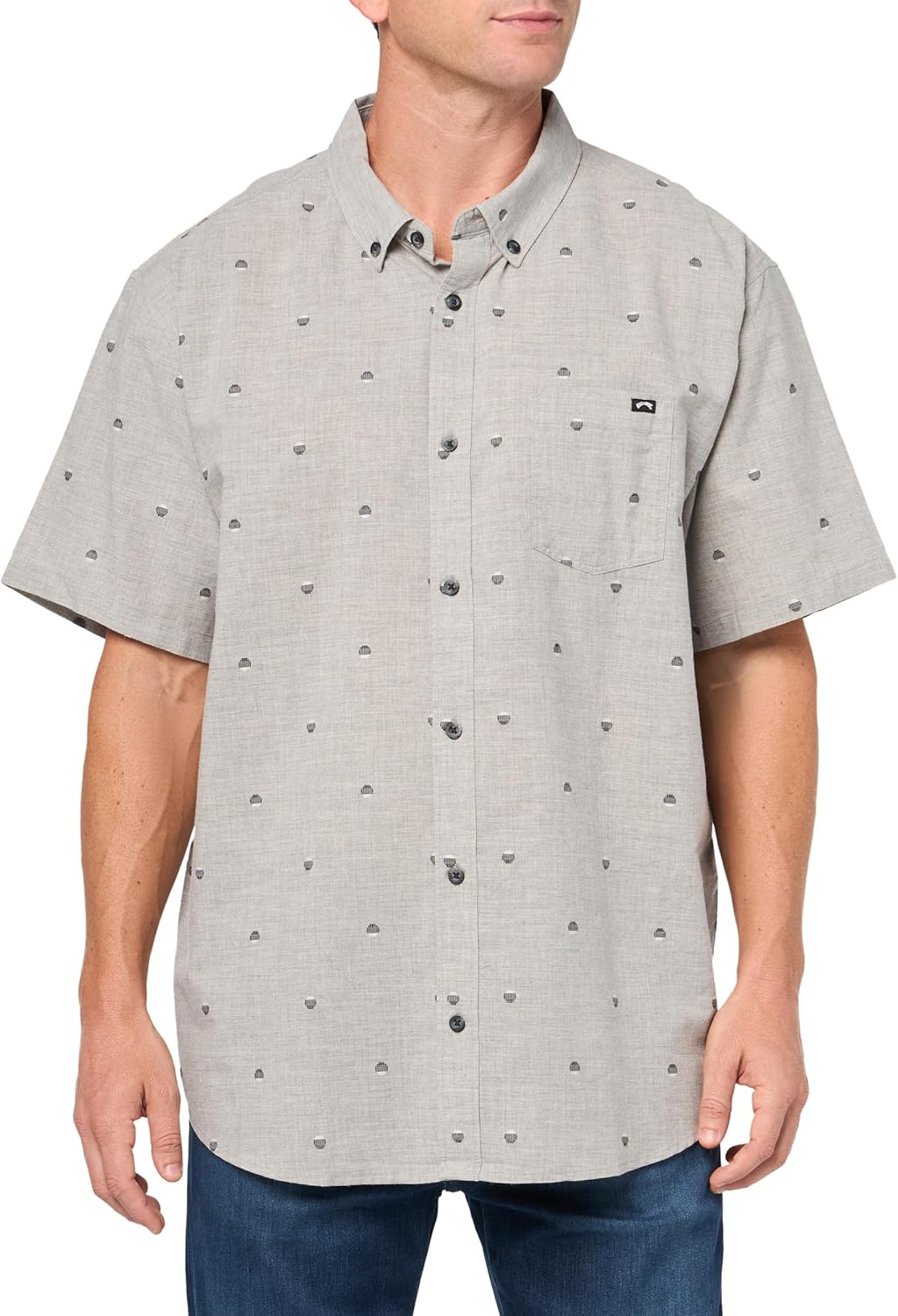 Billabong Men's Classic Sundays Woven Short Sleeve Shirt