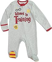 Vista 2 de Harry Potter Baby Zip Up Sleep N' Play - Conjunto de traje de 4 piezas para recién nacido