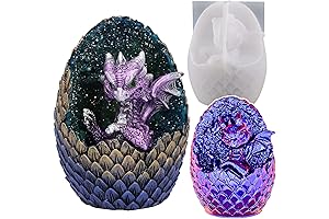 Vertical Dragon Egg Mold: Enchanting Home Decor Crafted with Precision
