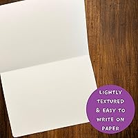 Vista 4 de Tarjeta islámica musulmana de 7 x 5 pulgadas con interior en blanco, luna creciente verde e islam estrella, 175