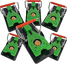 Mouse Traps for Mice – 6 Pack Heavy Duty Reusable Snap Mouse Traps, Humane Instant Kill, Easy Set Mouse Trap for Indoor & …