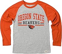 Vista 16 de Wes and Willy NCAA playera raglán de manga larga para niños